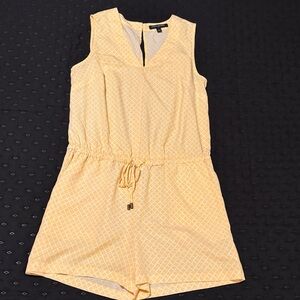 Banana Republic Yellow Sleeveless Romper